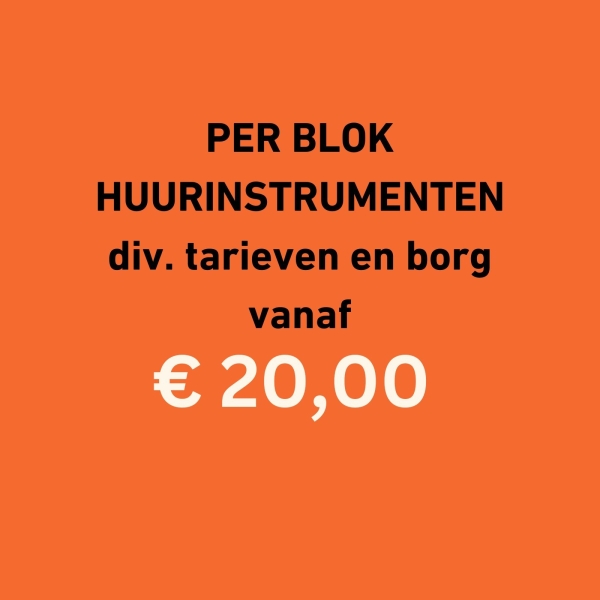 Huur instrumenten